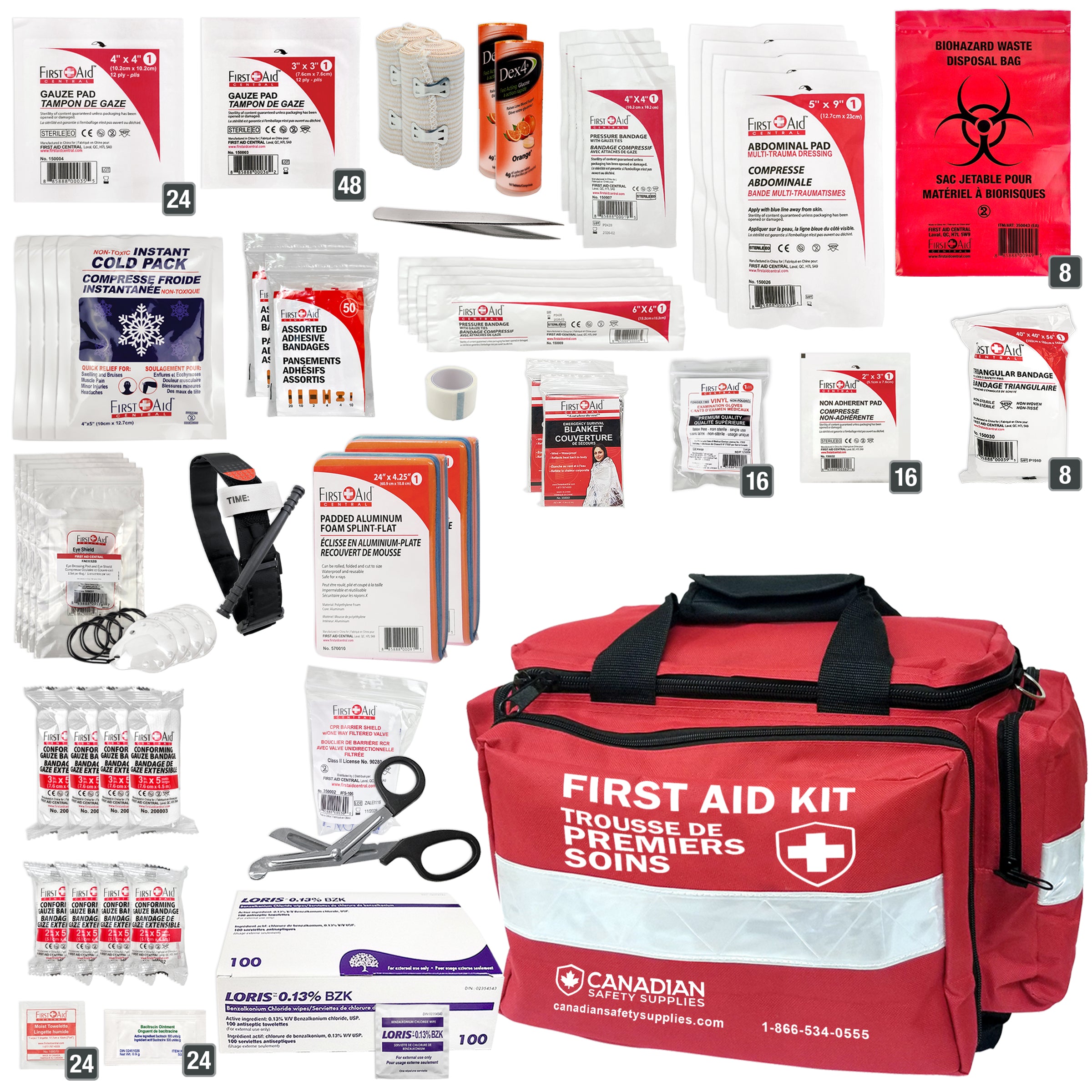 CSA Z1220-17 Type 3 Intermediate First Aid Kit – Large (51-100)